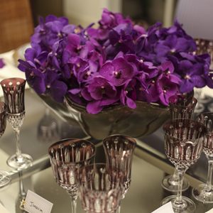 murano com orquideas