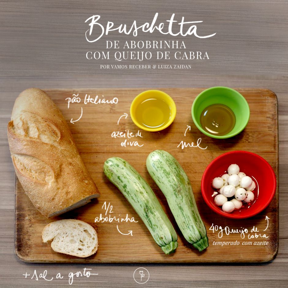 bruschetta abobrinha