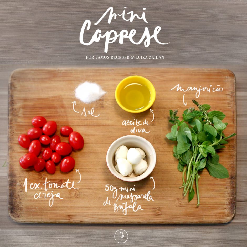 mini caprese ingredientes