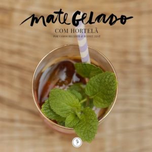 receita de cha mate gelado com hortelã