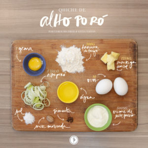 receita de quiche de alho poró