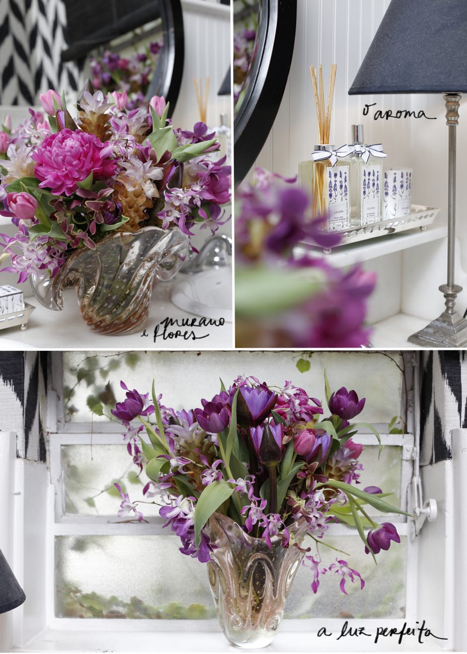 Lavabo - Murano e Flores, O Aroma, A Luz Perfeita