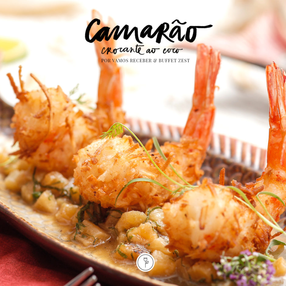 Camarão Crocante Ao Coco Vamos Receber Camarão Crocante Ao Coco Vamos Receber