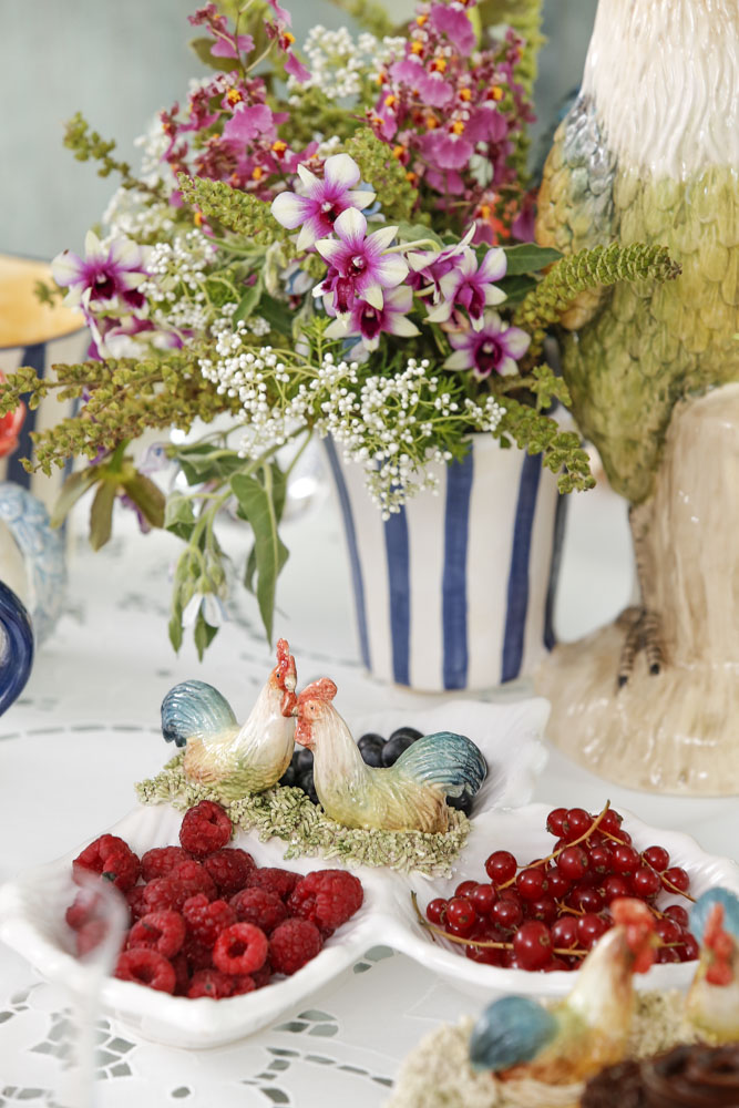 saleiro e pimenteiro colecao galo