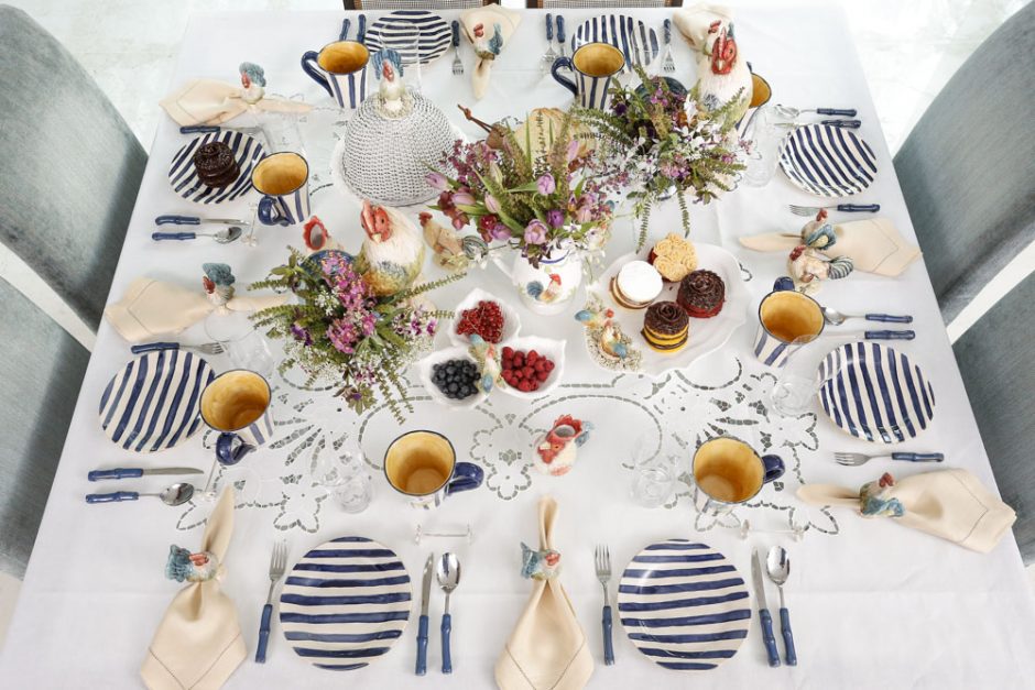 toalha branca de richelieu da Mesalinho