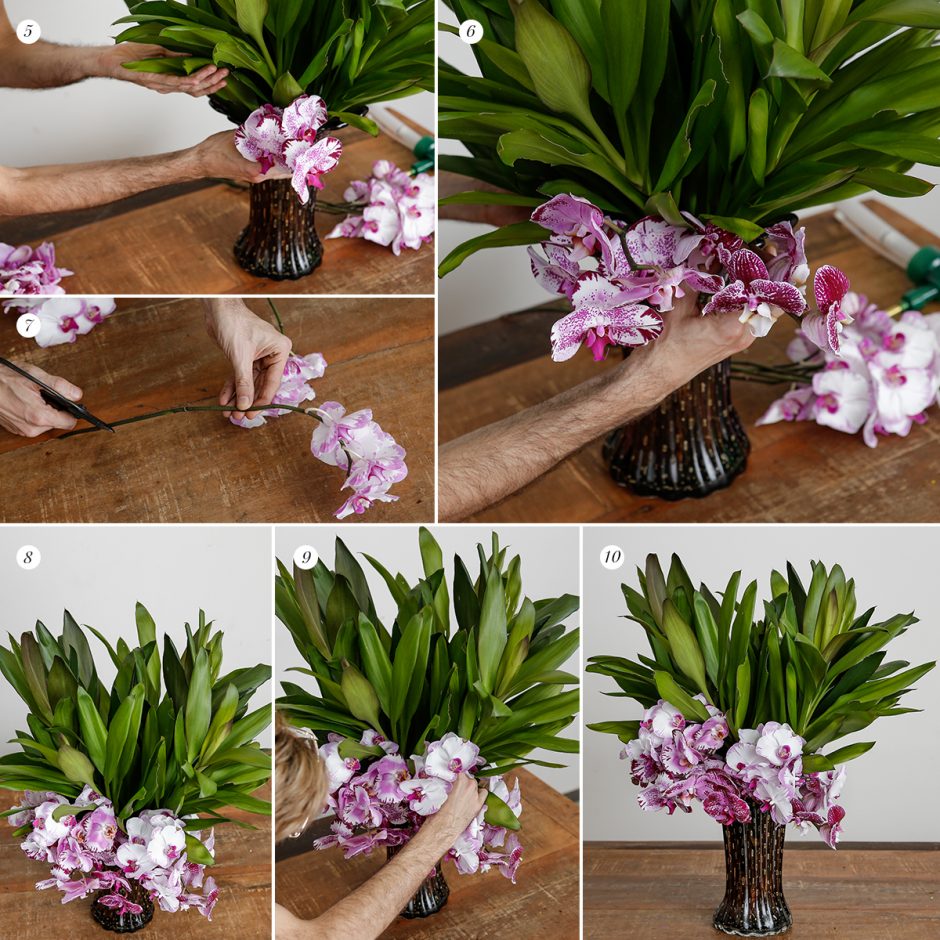 arranjo floras para mesa lateral
