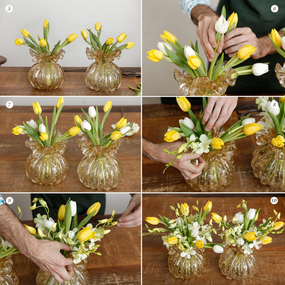 como montar arranjo de flores 