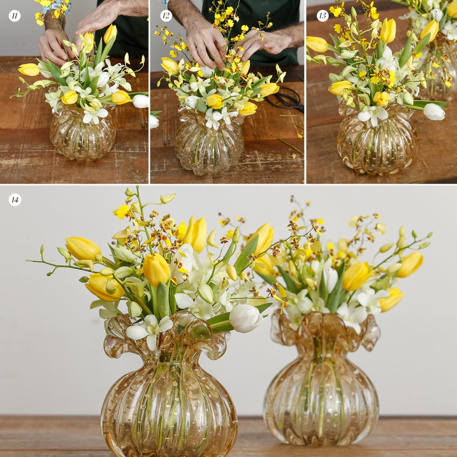 passo a passo arranjos de flores Milplantas 