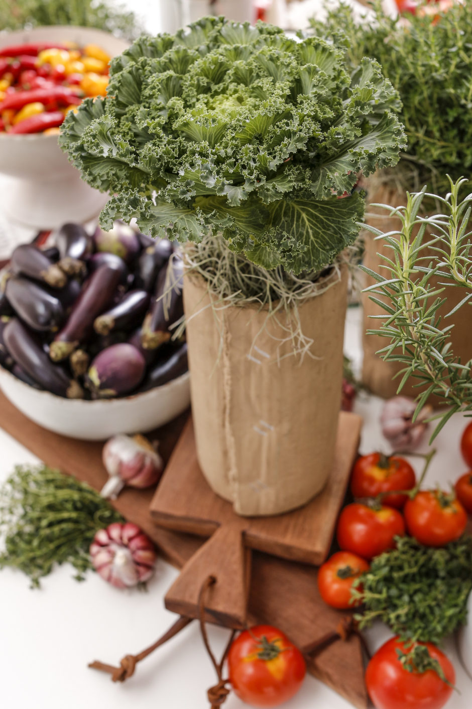decoracao com vasos rústicos de argila 