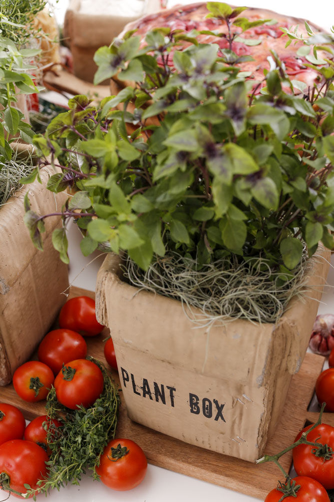 caixa de argila para decorar 