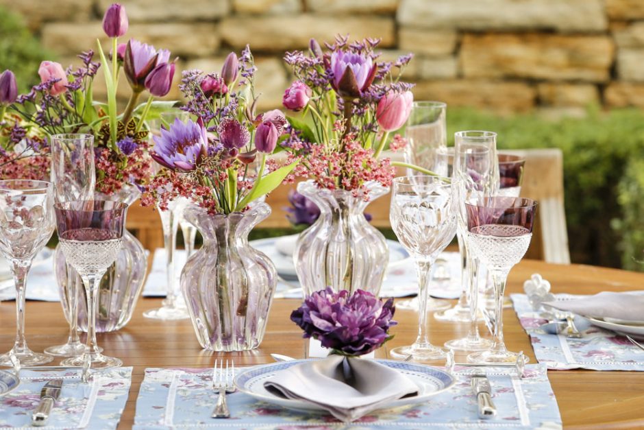 porta-guardanapo em flor 