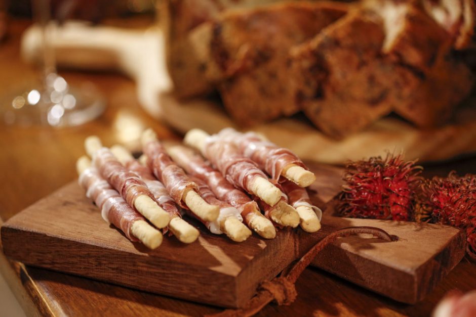 grissini com presunto parma