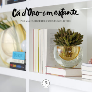 estante decorada