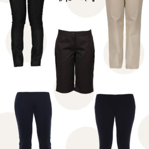 uniformes para casa calcas e bermudas