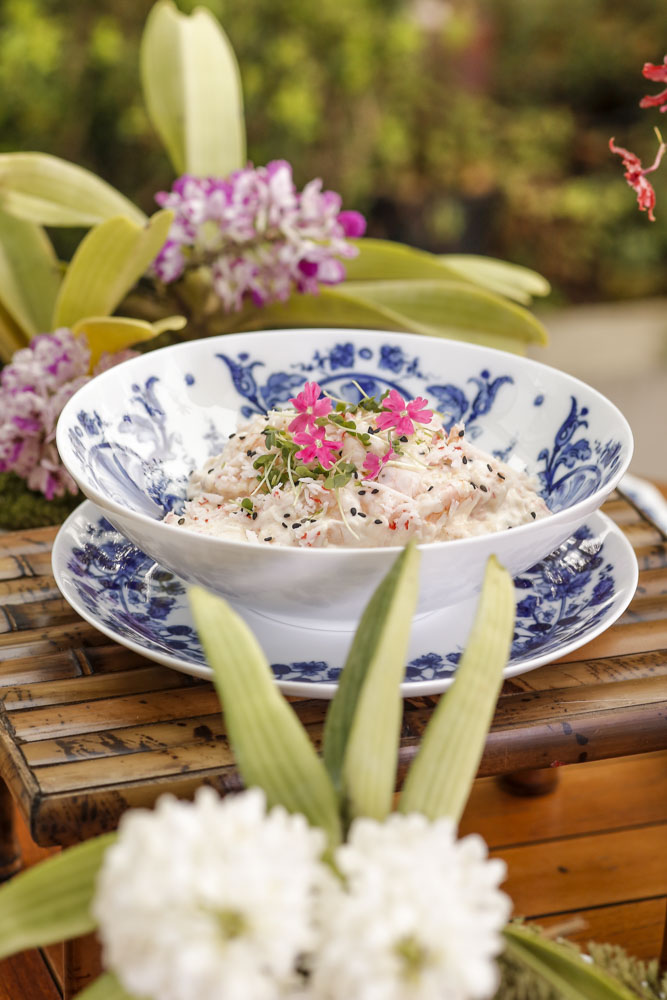 Dip de camarões com kani