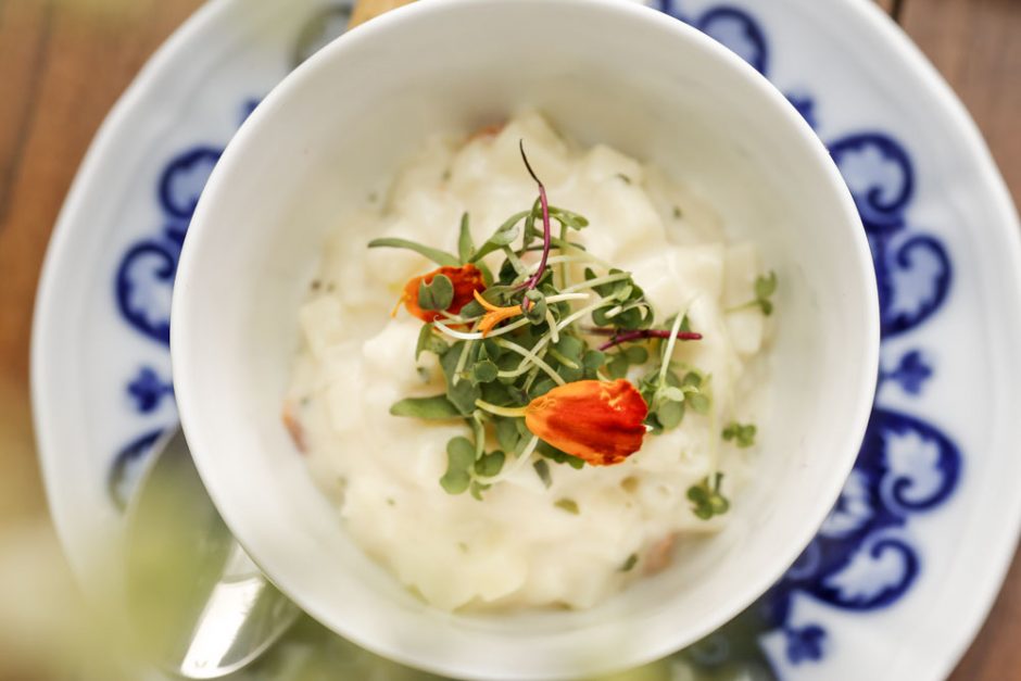 Bobó de pupunha cremoso