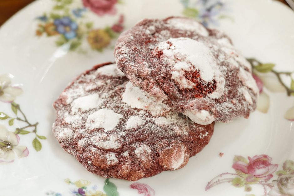 cookies e doces para o chá da tarde