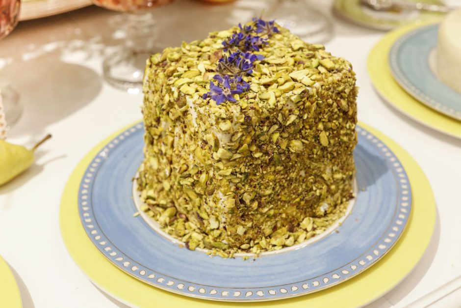 boursin com crosta de pistache