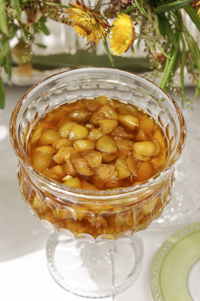 compoteira em cristal