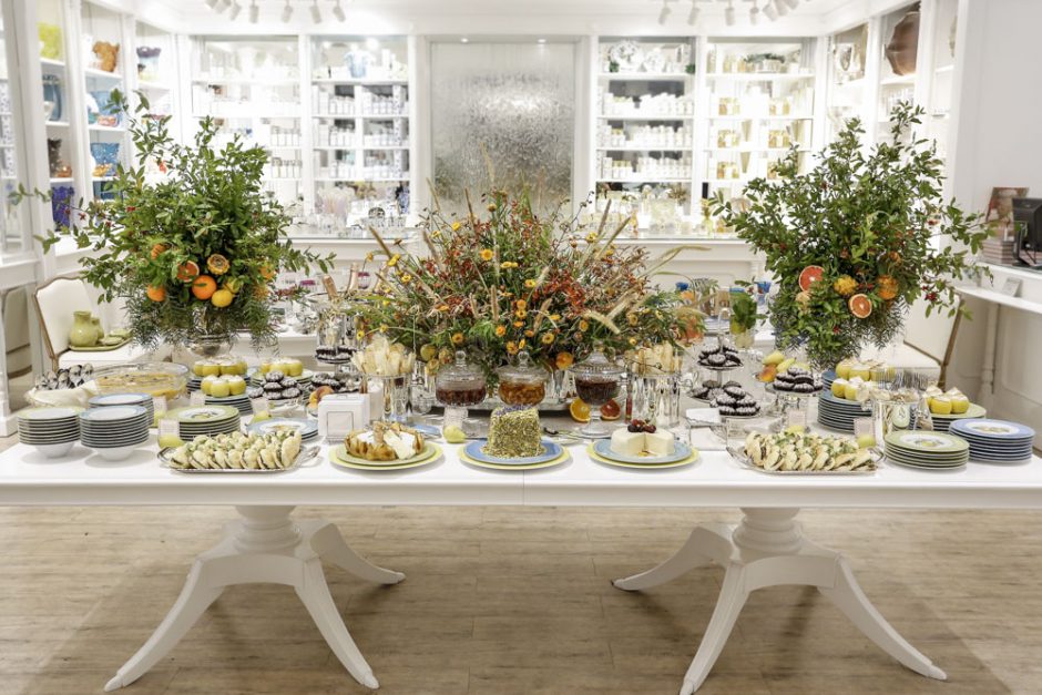 buffet com comidas do buffet zest