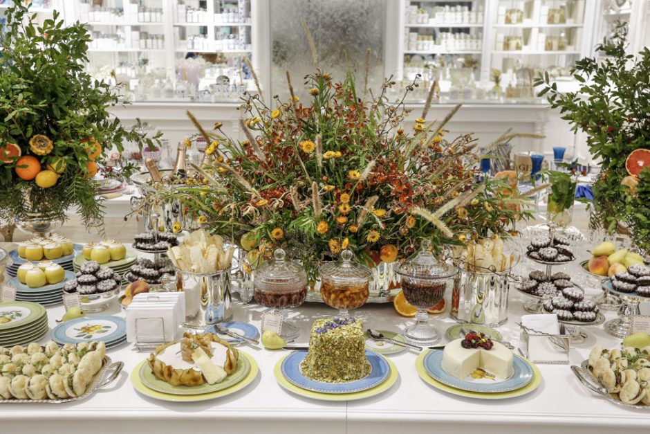 buffet com comidas do buffet zest