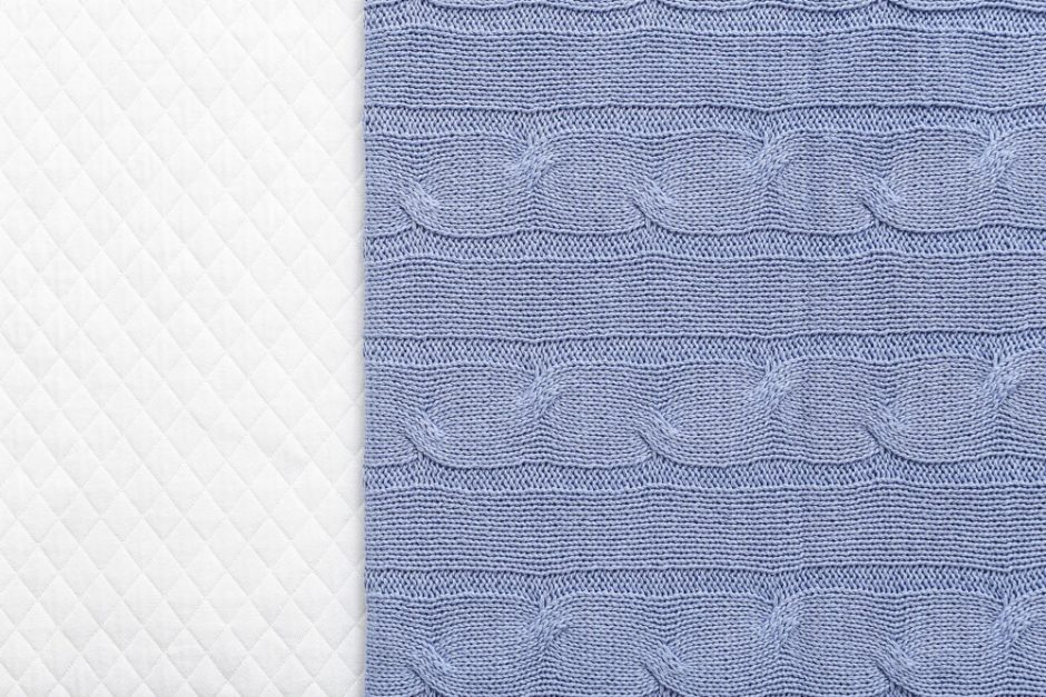 roupa de cama azul para maternidade valencien