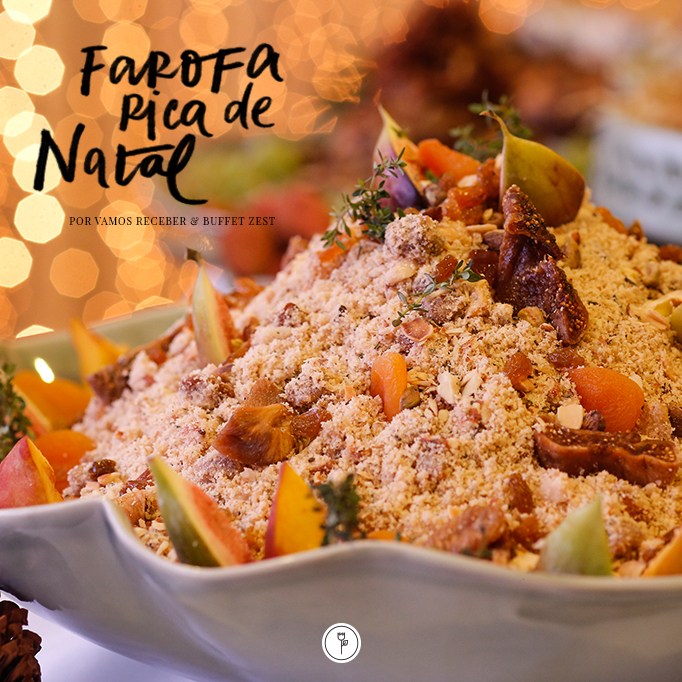 Farofa Rica de Natal - Vamos Receber