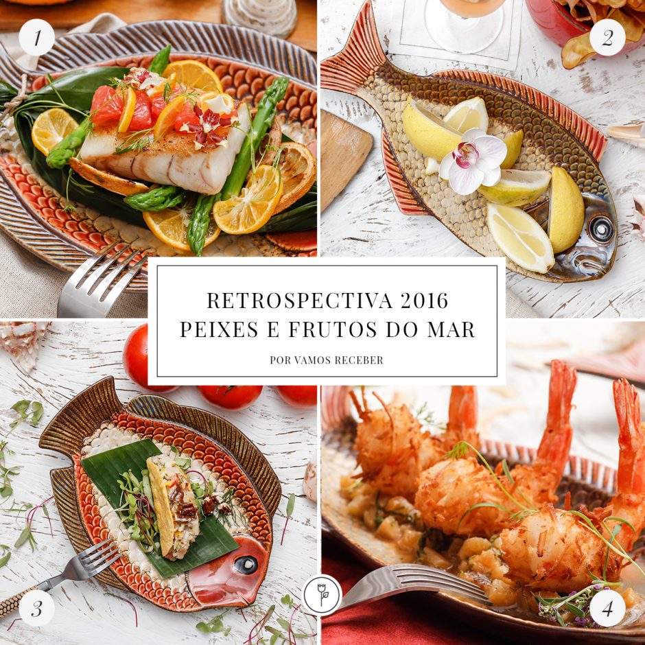 peixes e frutos do mar