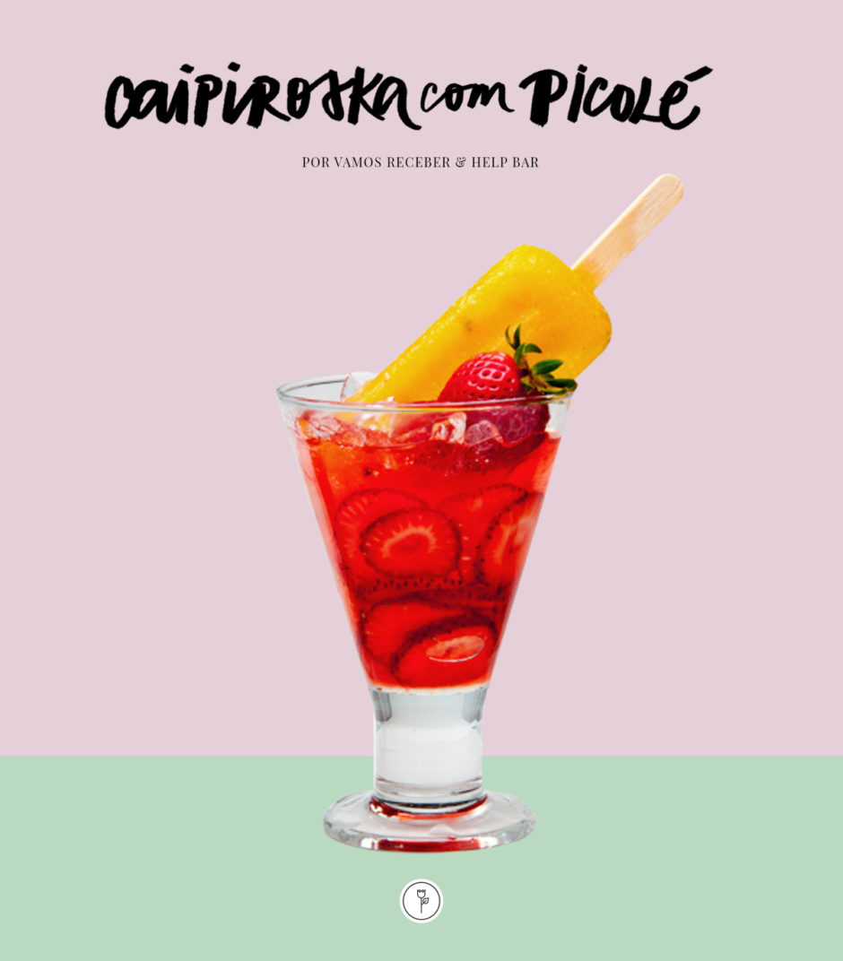 receita caipiroska de picolé