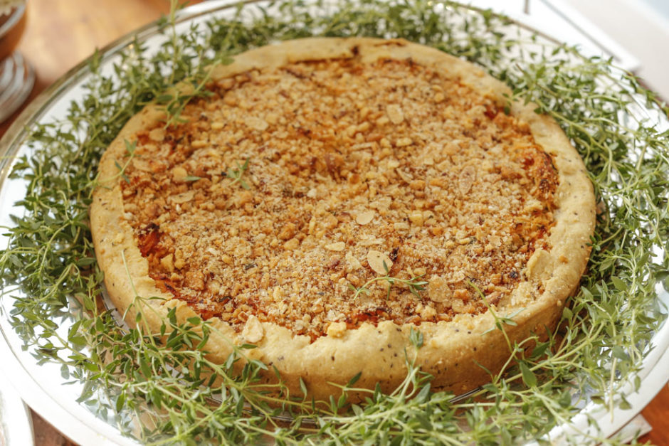 Crostata de frango defumado