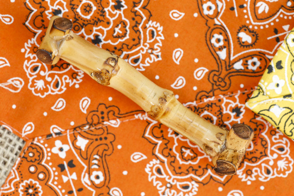 descanso de talher de bambu