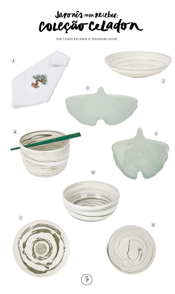 cerâmica para servir japonês theodora home