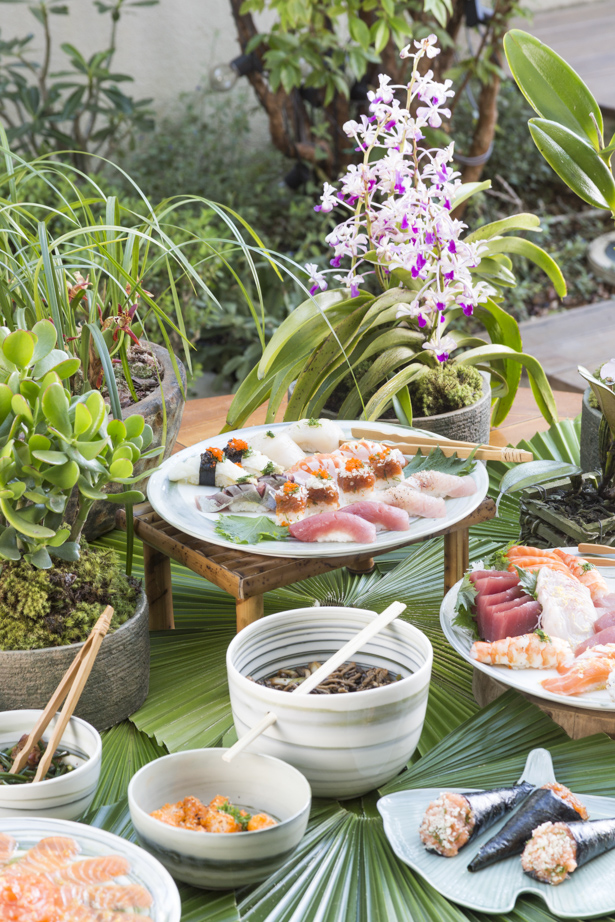 jantar japonês em casa