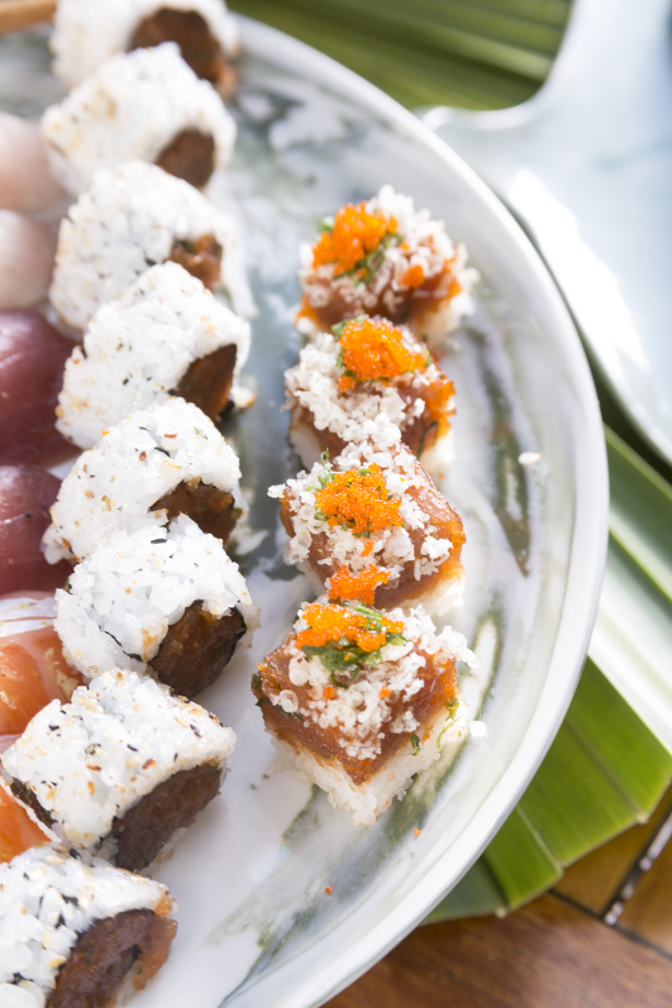 jantar japonês em casa