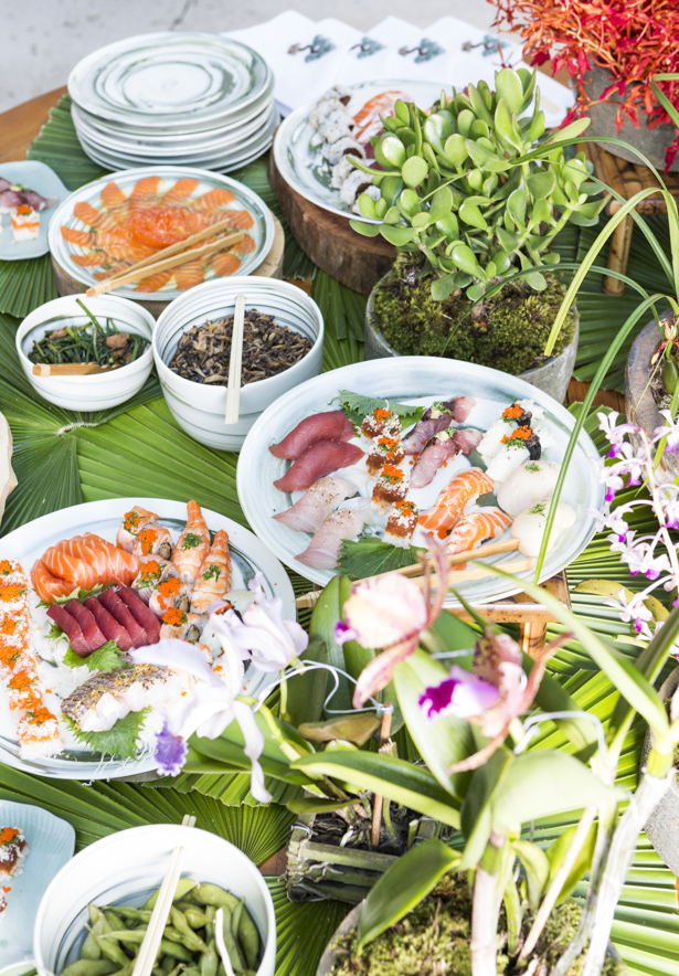 jantar japonês em casa