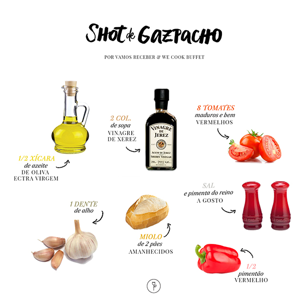 receita de shot de gazpacho