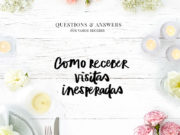 como receber uma visita inesperada