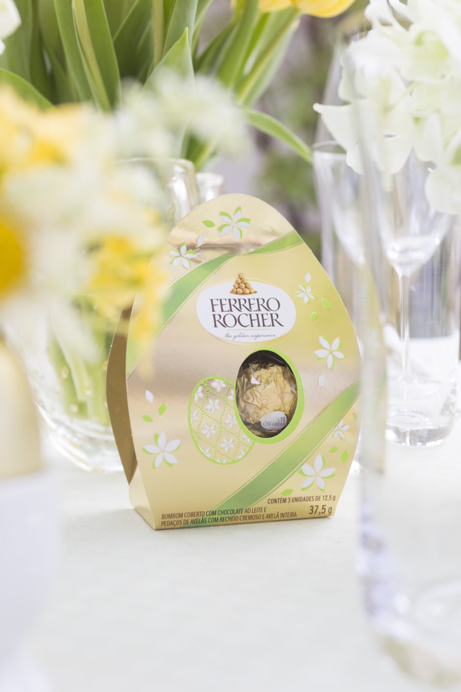 presentes de Páscoa e bombons Ferrero Rocher 