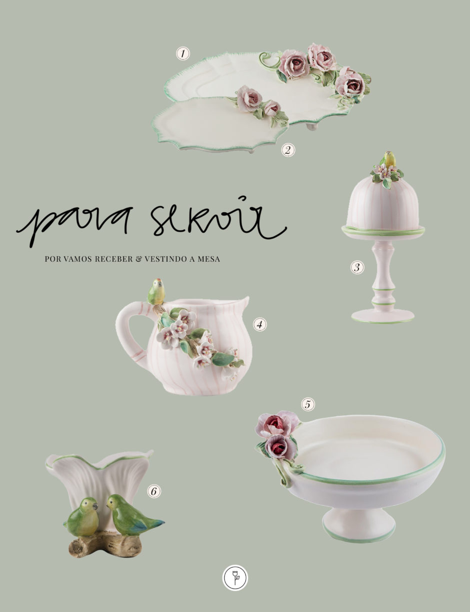 Louças Vestindo a Mesa