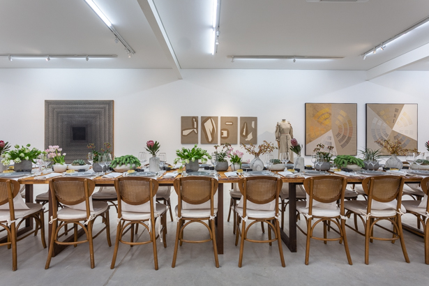 Almoço artsy Framed